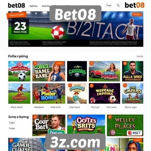 Catálogo de jogos oferecido pelo Bet08
