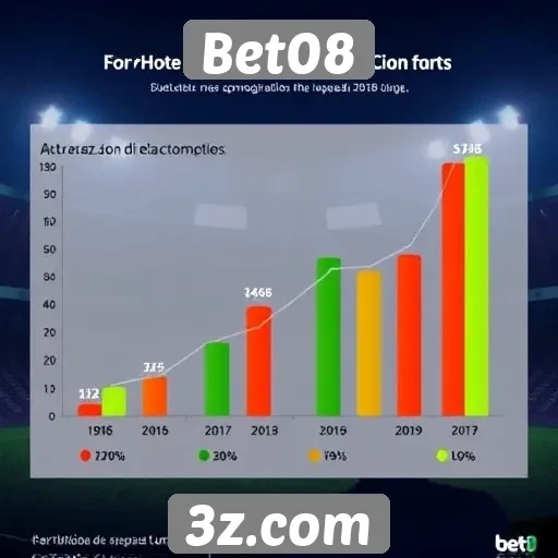 Estatísticas de usuários e crescimento do Bet08